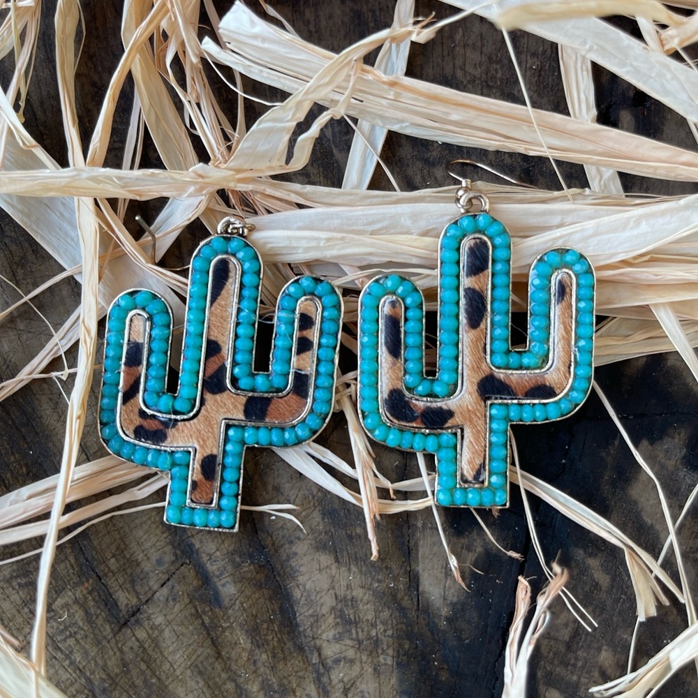 Cactus earrings